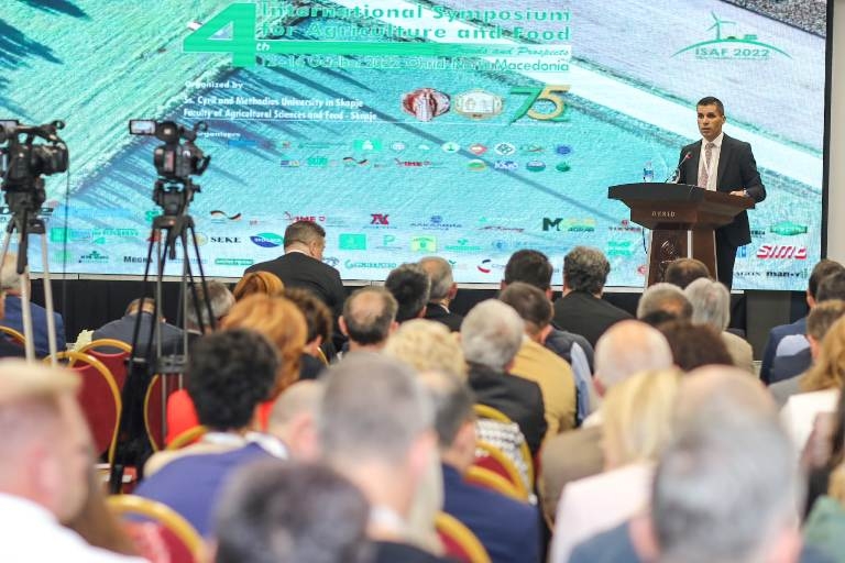 Министерот Николовски учествуваше на четвртото издание на Симпозиумот за земјоделство и храна ISAF 2022 во Охрид